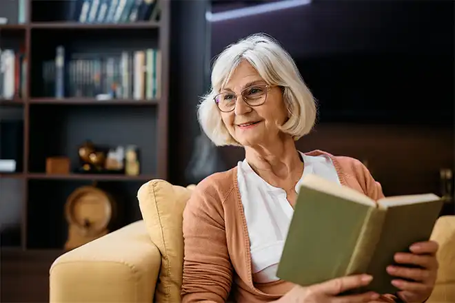 senior at home